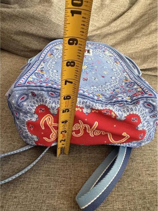 Brighton Love Brighton Bandana Love Backpack Paisley Floral Blue D30343 New